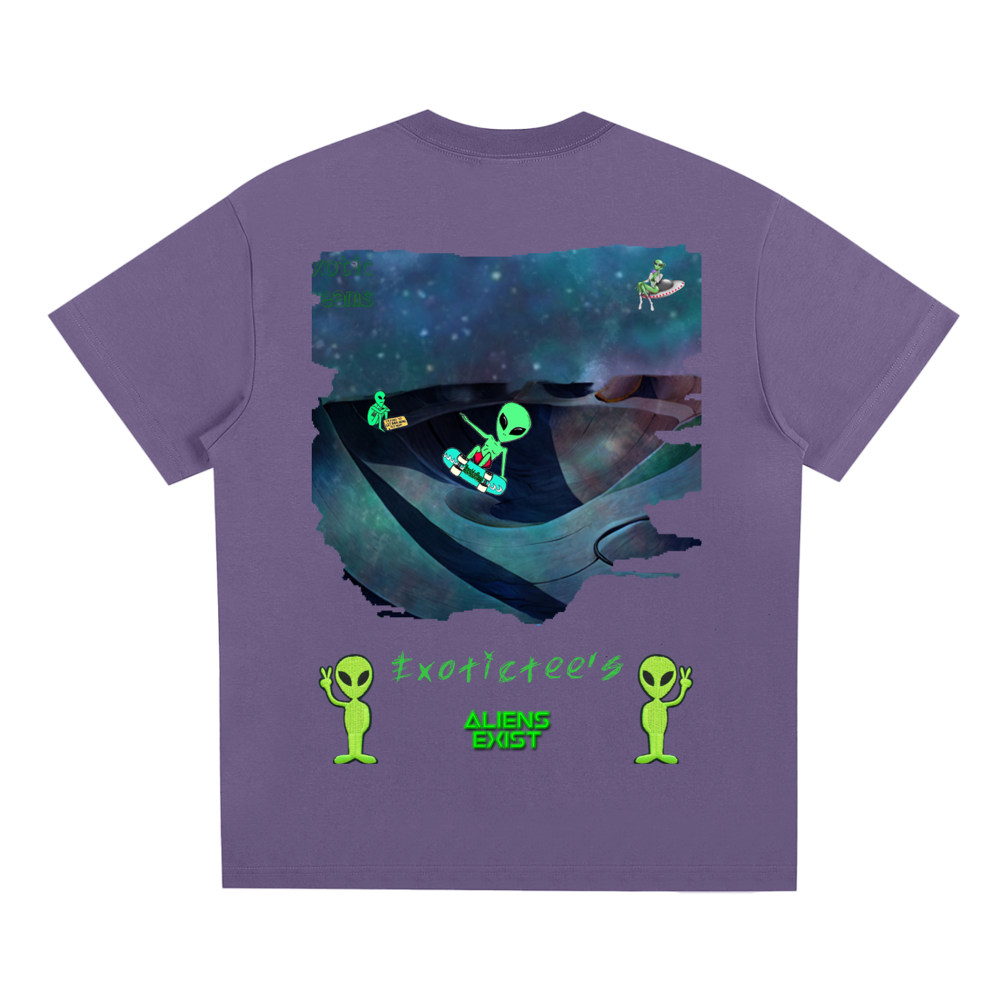 Exotic Alien Exist Tshirt