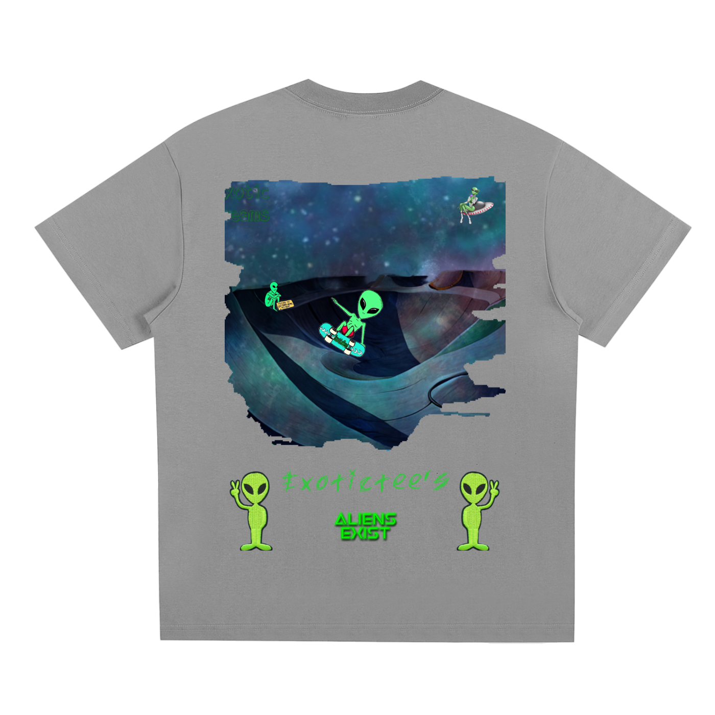 Exotic Alien Exist Tshirt