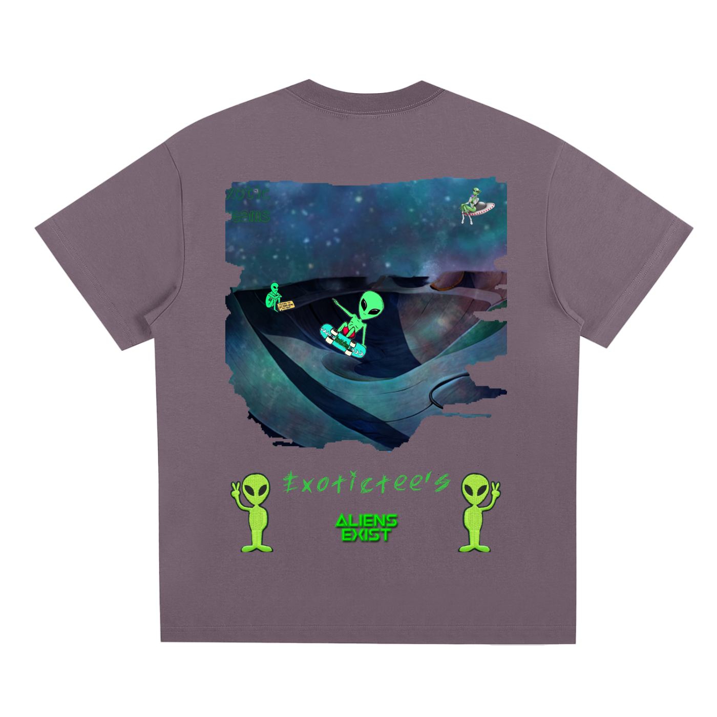 Exotic Alien Exist Tshirt