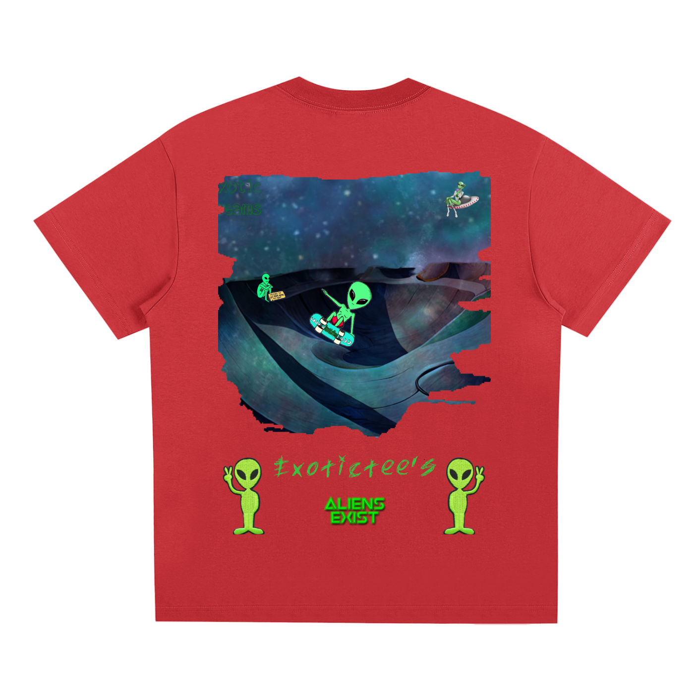 Exotic Alien Exist Tshirt