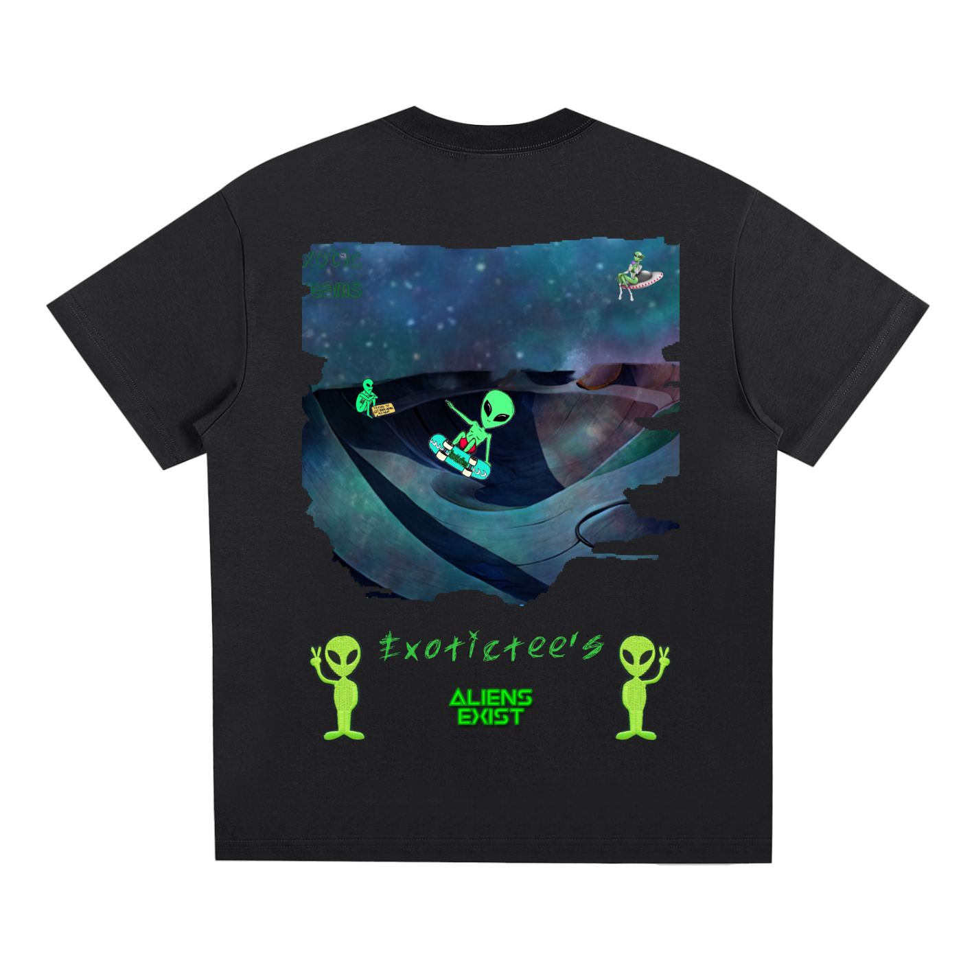 Exotic Alien Exist Tshirt