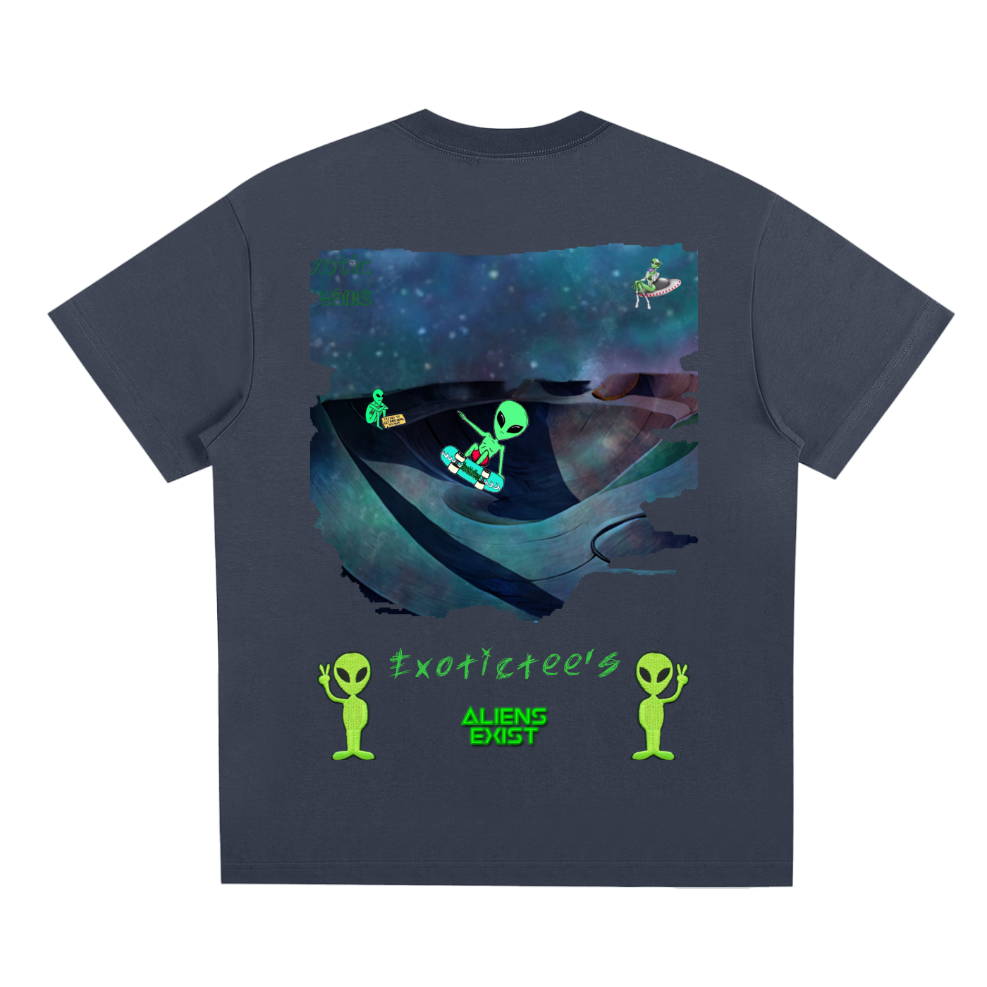 Exotic Alien Exist Tshirt
