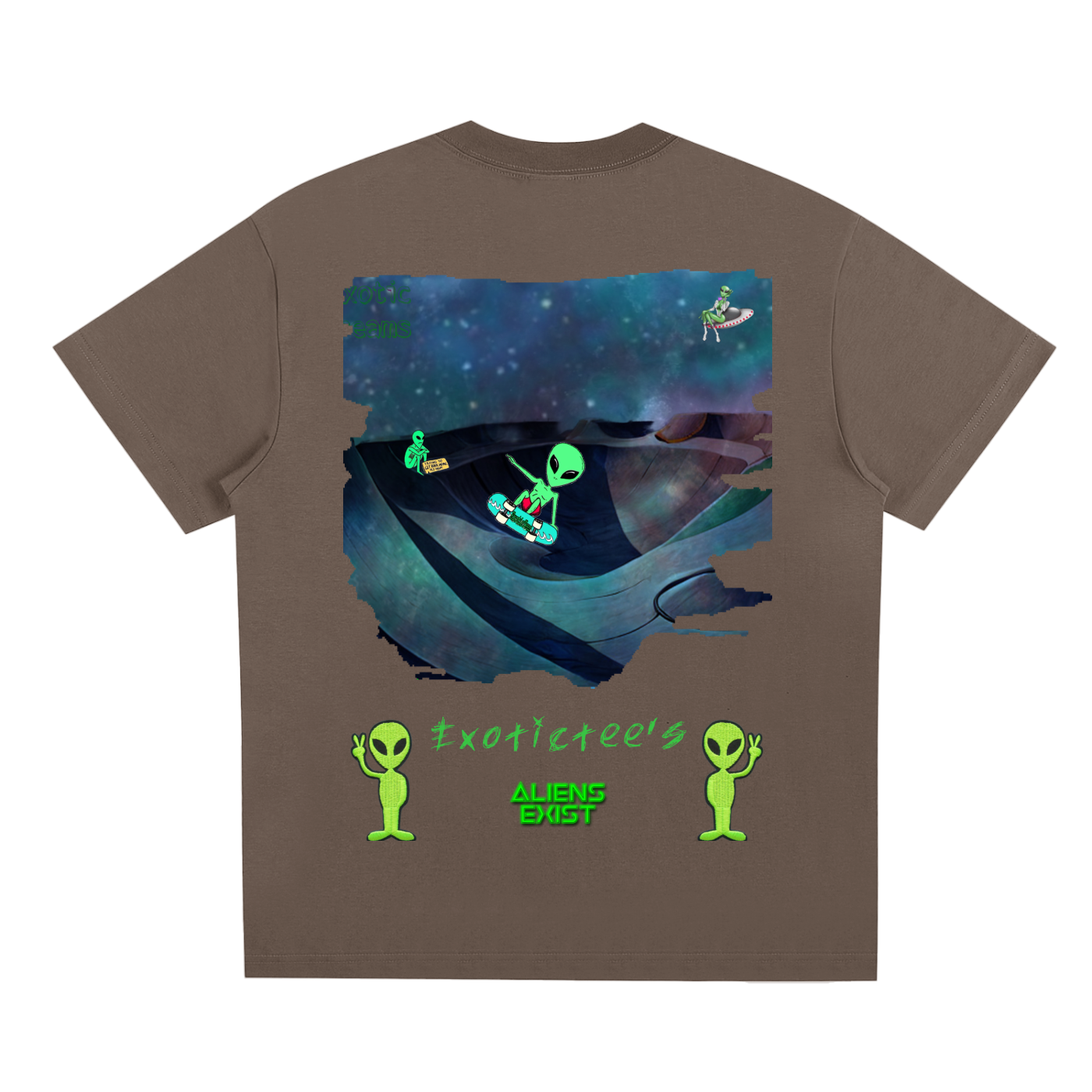 Exotic Alien Exist Tshirt