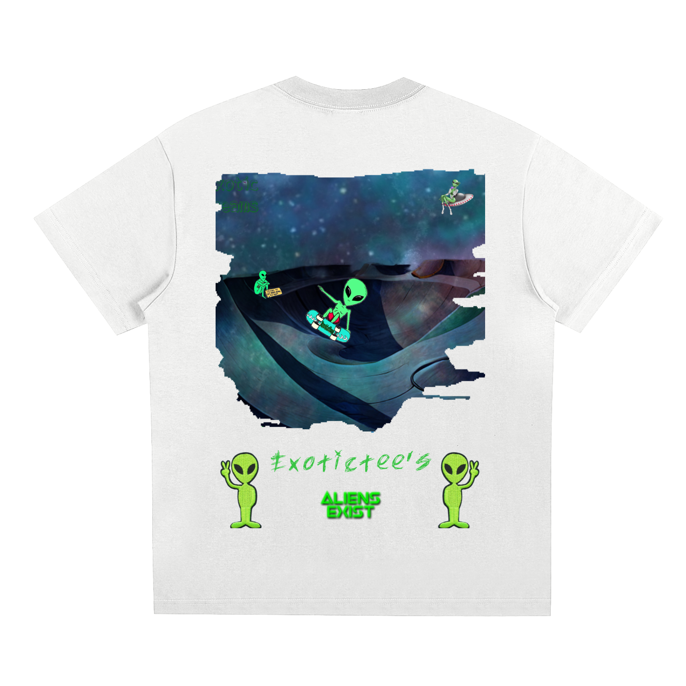 Exotic Alien Exist Tshirt